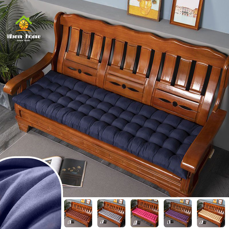 【Ready Stock】Thick Solid Wood Sofa Cushion Four Seasons Universal Long ...