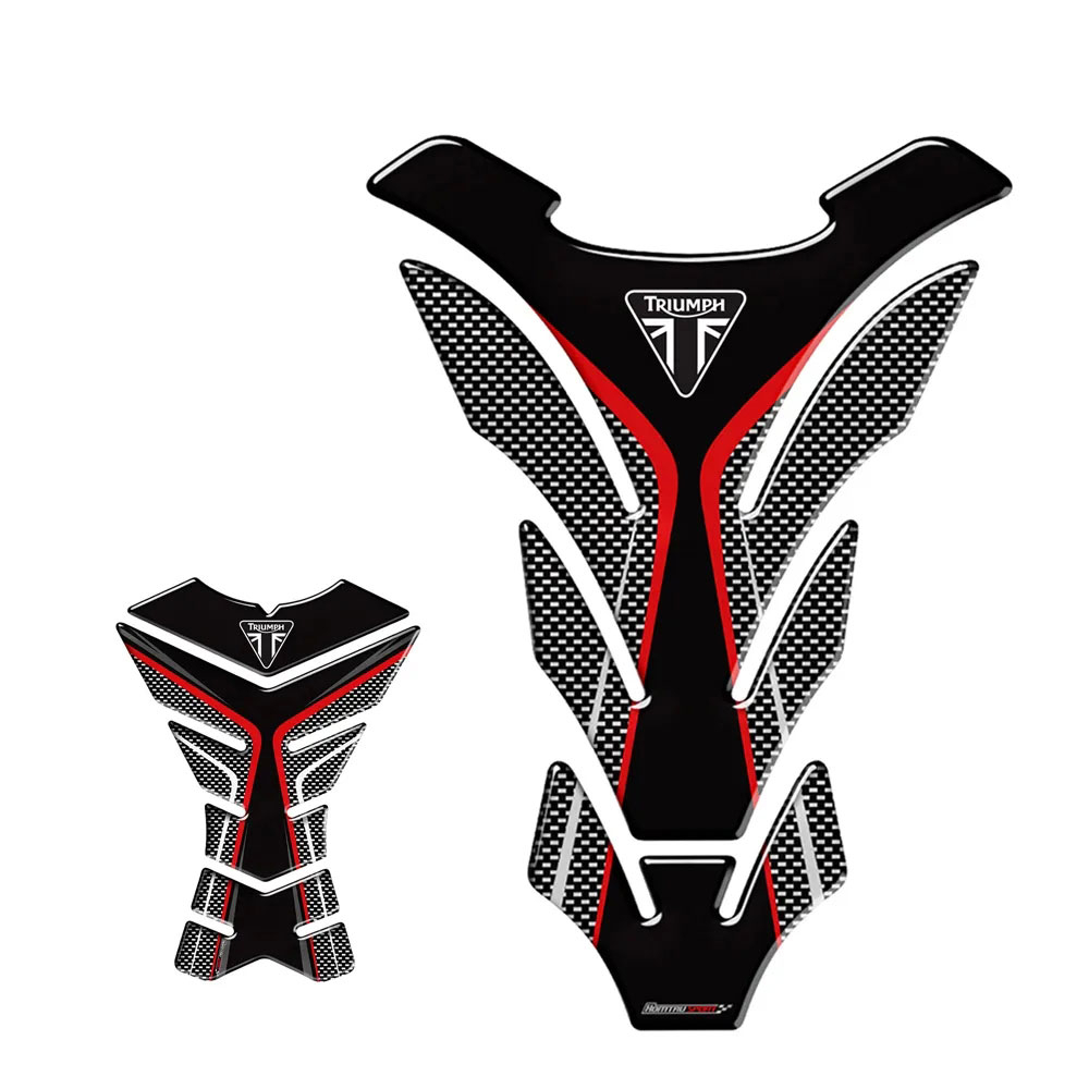 For Triumph 675R Tiger 800 XC Speed Triple Tankpad 3D Motorcycle Tank Pad Protector Decal