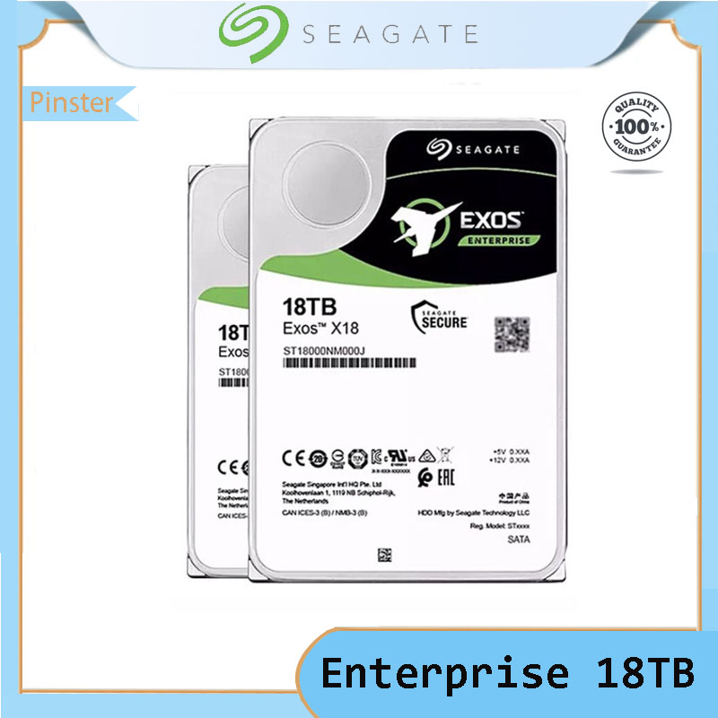 NEW Seagate 18TB HDD Exos X18 ST18000NM000J 7200 RPM SATA 6Gb/s 256MB ...