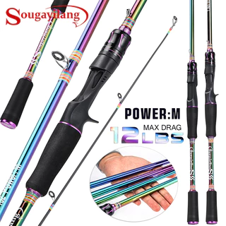 Heweiu 1.5m/1.68m/1.8m/1.98m UL Power Fishing Rod Solid Tip Micro-jigging Rod  Ultra Light Spinning Rod Ultralight Baitcasting Rod