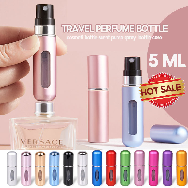5ml Perfume Atomizer Bottles Refillable Travel Size Perfume Bottles