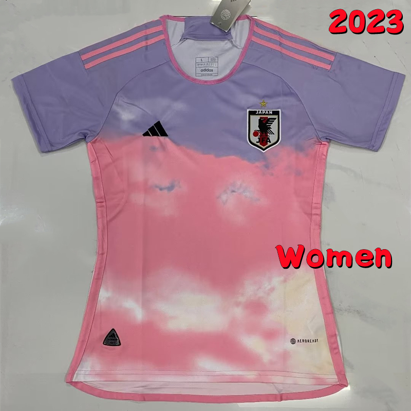 Women Japan Soccer Jersey Pink 2023 National Team UENO UEKI NAGANO