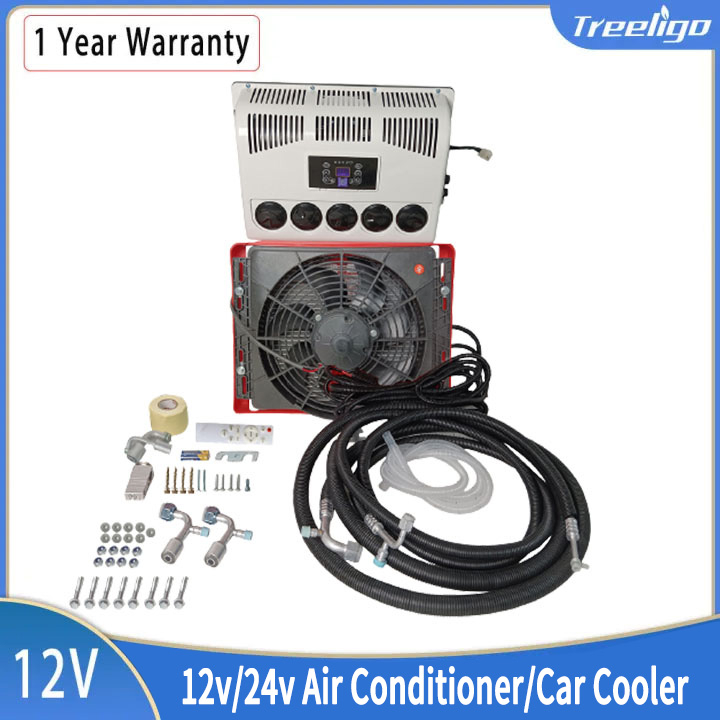 Treeligo Electric Truck Air Conditioner 12V 24v For Auto Tractors