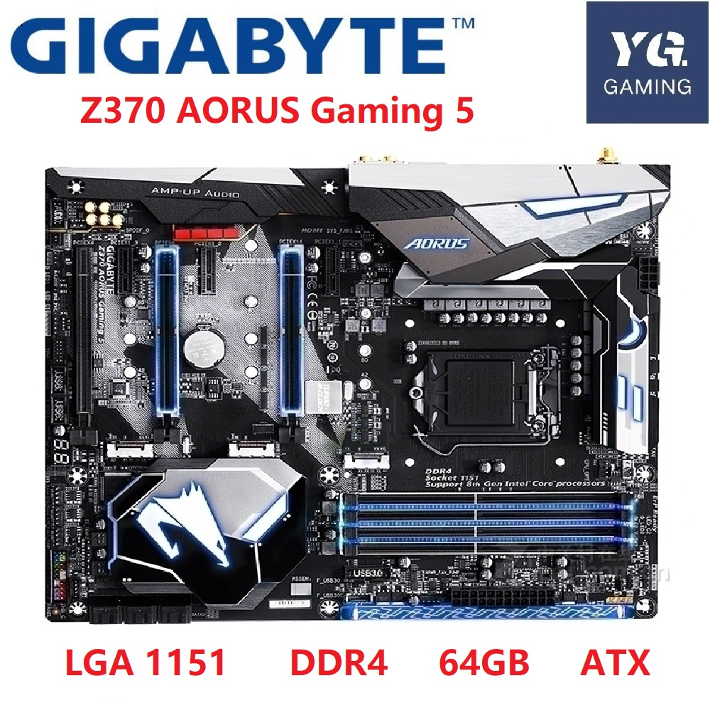 Gigabyte Z370 AORUS Gaming 3 5 7 ATX lga1151 (8/9th gen) motherboard