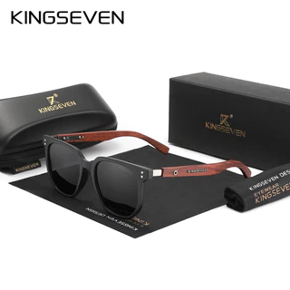 Kingseven Handmade Wooden Polarized Sunglasses Uv400 Vintage Design For Men  And Women -  - Free Delivery & Up to 70% OFF