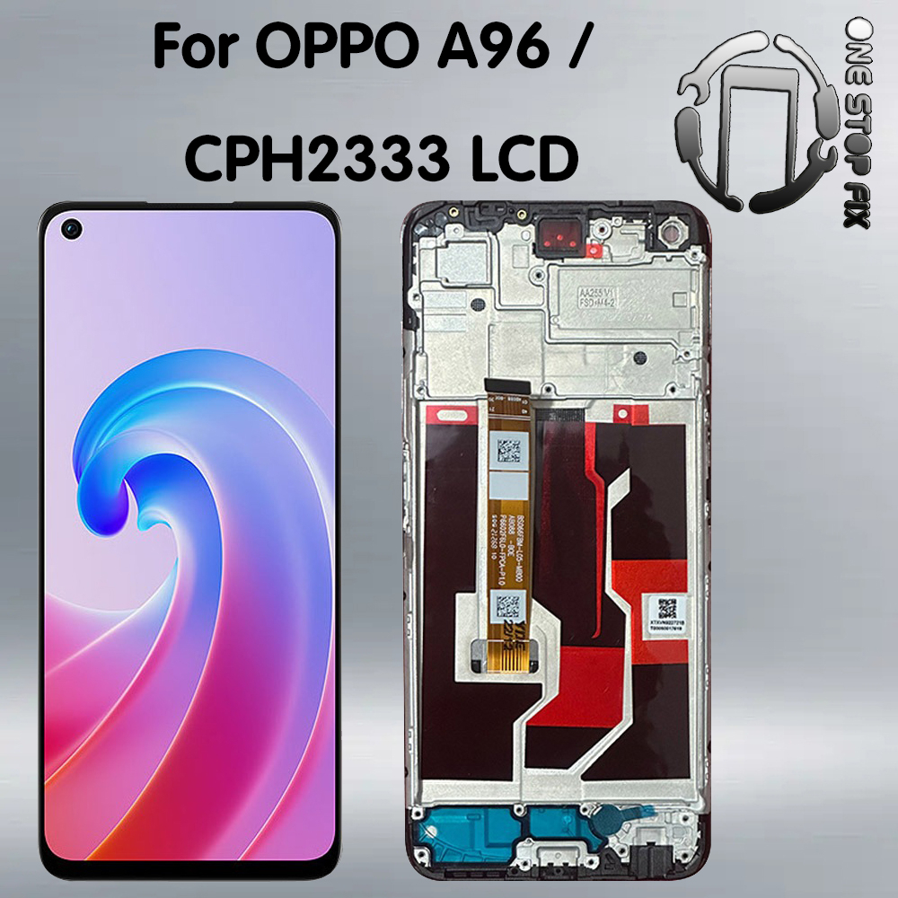 Kit Schermo LCD E Touchscreen Digitale Per OPPO A96 CPH2333 - Nero