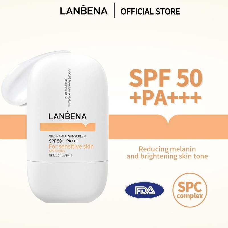 LANBENA UV Clear Skin Sunscreen /Niacinamide Essence Moisturizing Level
