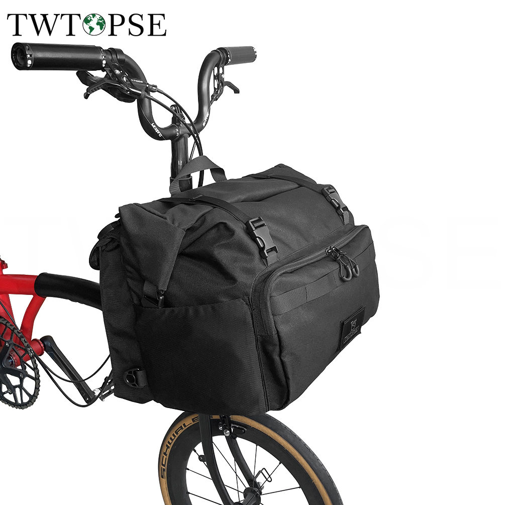 TWTOPSE Bicycle Backpack Borough Roll Top Bag For Brompton Folding Bike 27.5L Large Laptop Tool