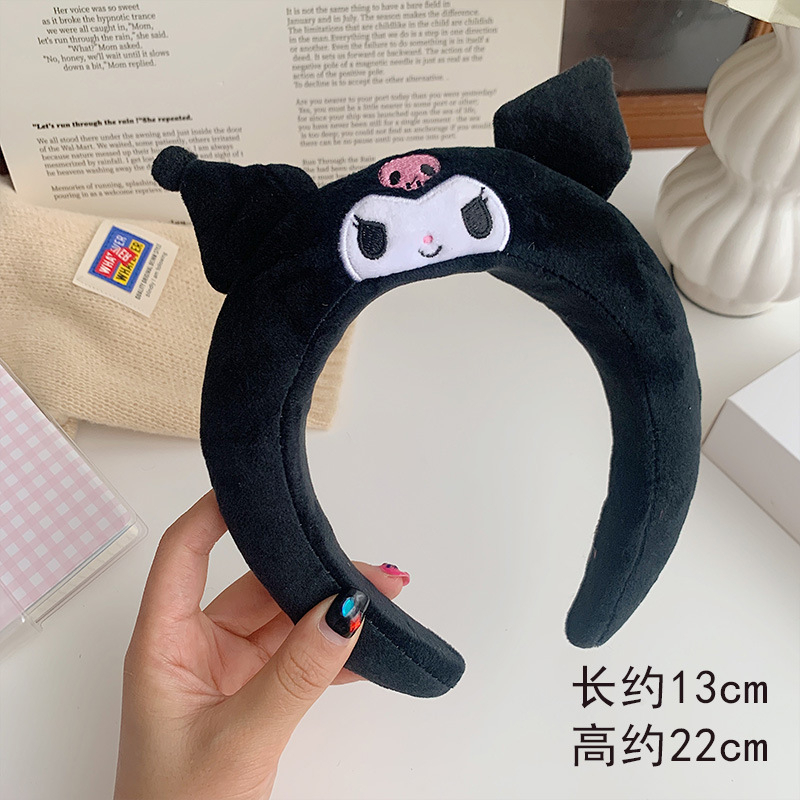 【Magpie】Cute cartoon hair hoop Sanrio Melody cinnamon dog washing face ...