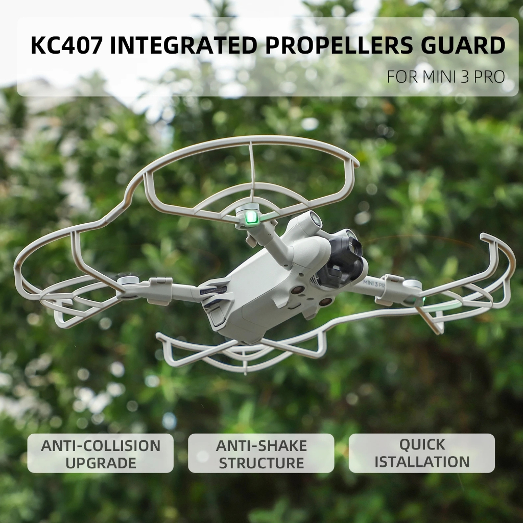 RC Drohnen-Propellerschutz Für DJI Mini 4 Pro – Mehrfach Gewölbter ABS-Schutzring Gegen Stöße Und Vibrationen