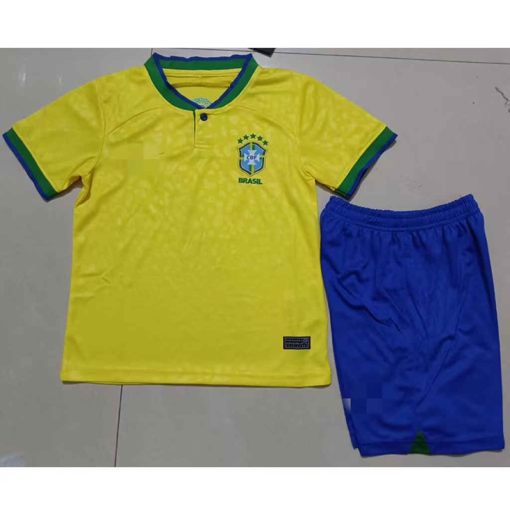 Buy Brazil Football Jersey Neymar 10 2023 for Kids & Boys (18-24 Months)  Online at Best Prices in India - JioMart.