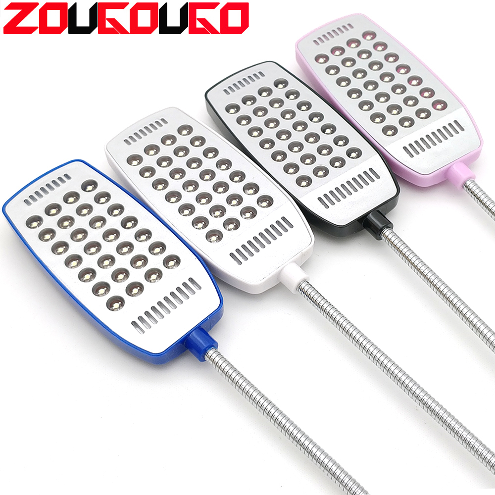 Ultra Bright 28/6LEDs Reading Lamp LED USB Book Light Flexible Table ...