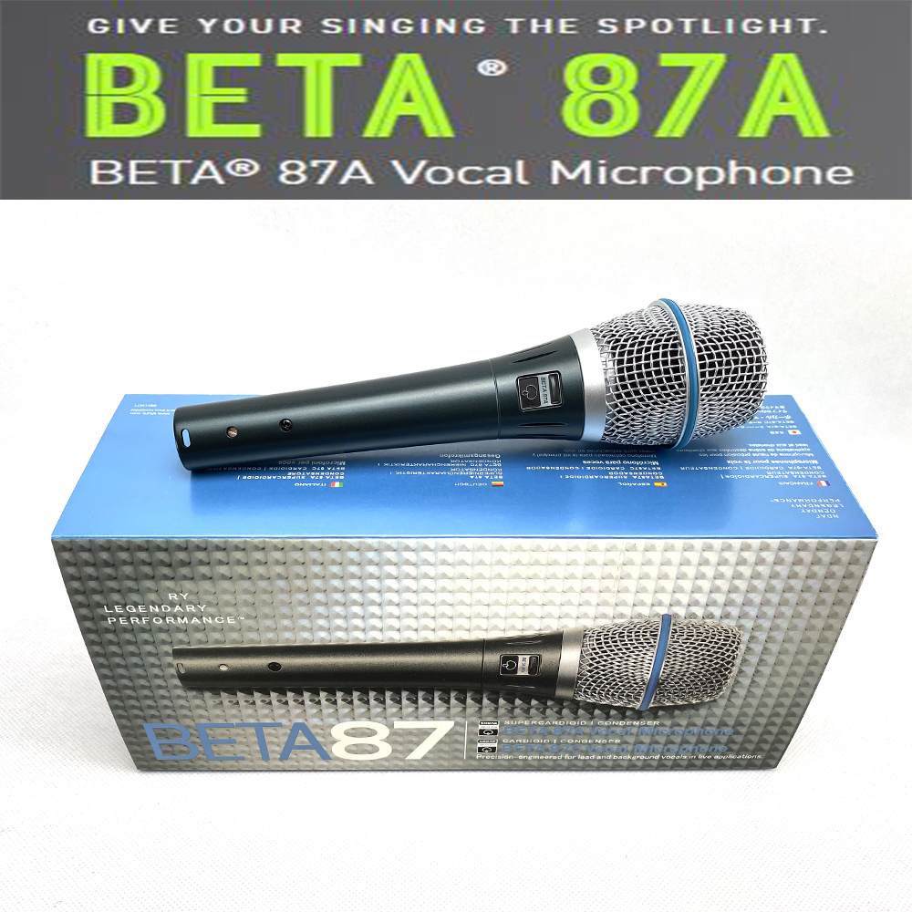 Shure BETA87A vocal condensador Microphone For stage singing and Tiktok ...