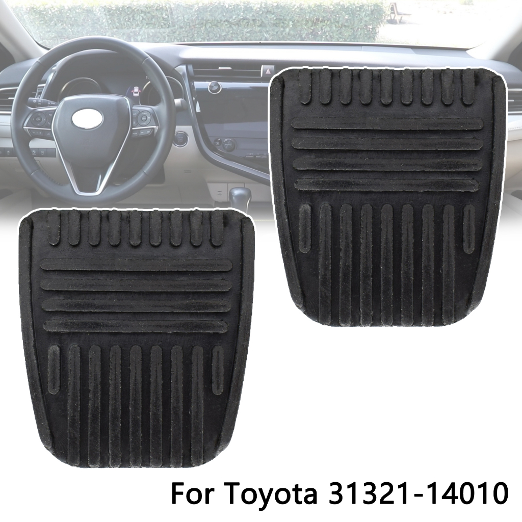 thumbnail image 2 of Cozza Pair Clutch & Brake Pedal Pad Rubbers For Toyota Hilux / 4Runner / Surf 1979-2005 2 of 6