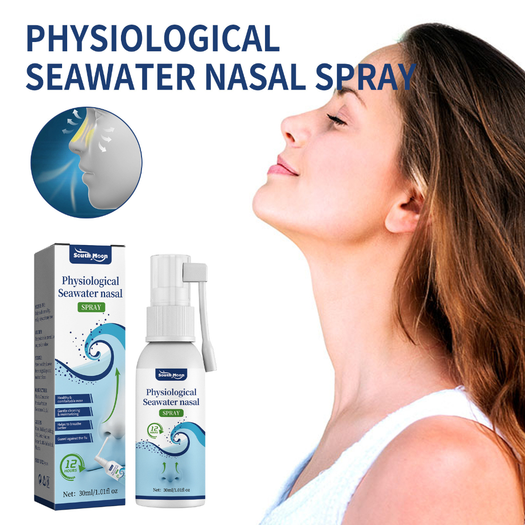 Physiological Seawater Nasal Spray Saline Nasal Moisturizing Spray Fast ...