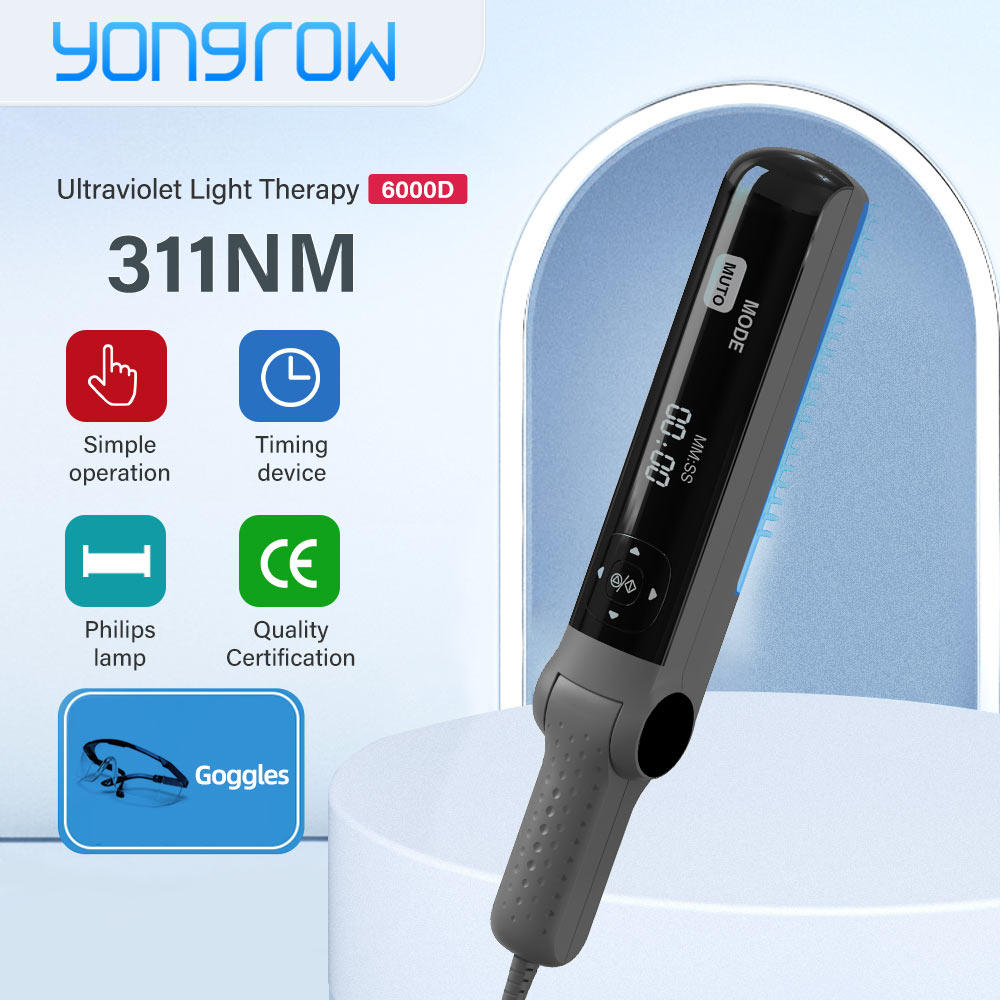 Yongrow 311nm UVB Ultraviolet Phototherapy Lamp Instrument for Vitiligo
