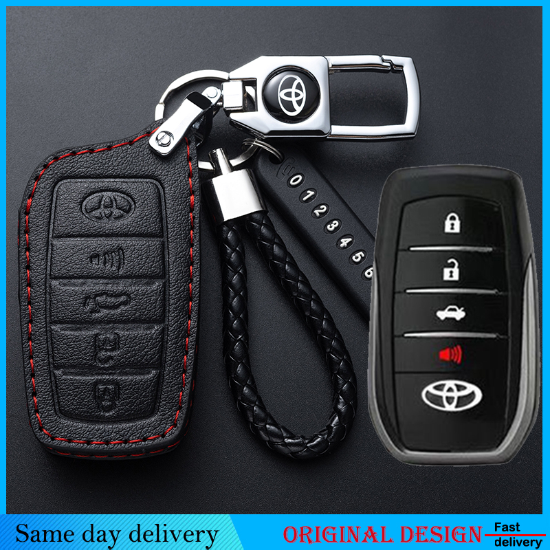 TOYOTA Fortuner GR Sport Keyless Remote Car Key leather Cover Case ...