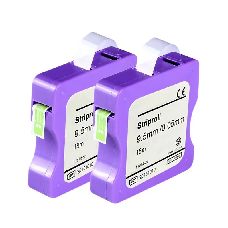 2 Roll Dental Resin Matrix Bands Light Cured Restoration Strip Clear