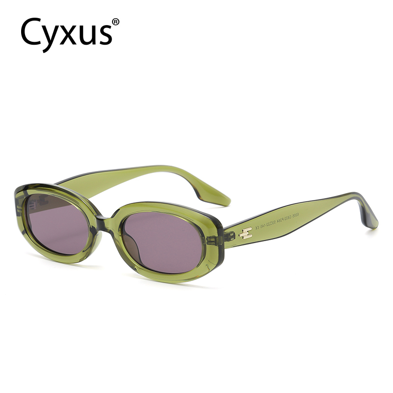 Cyxus Y2k Sunglasses For Men And Women Vintage Oval Unique Non Slip