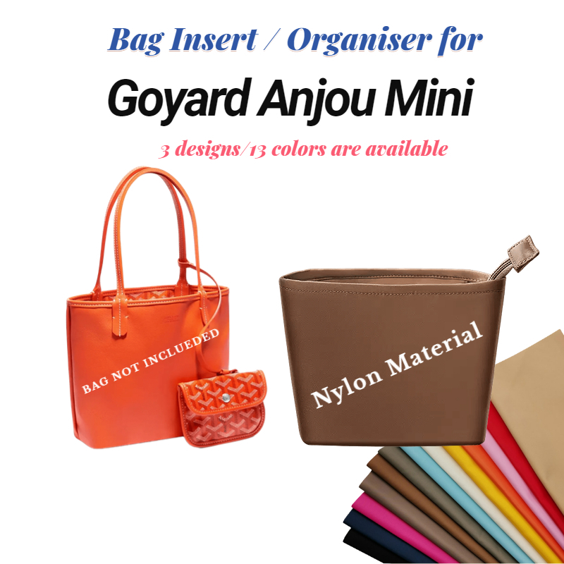 Nylon Tote Bag Luxury Organizer  Purse Organizer Insert Goyard