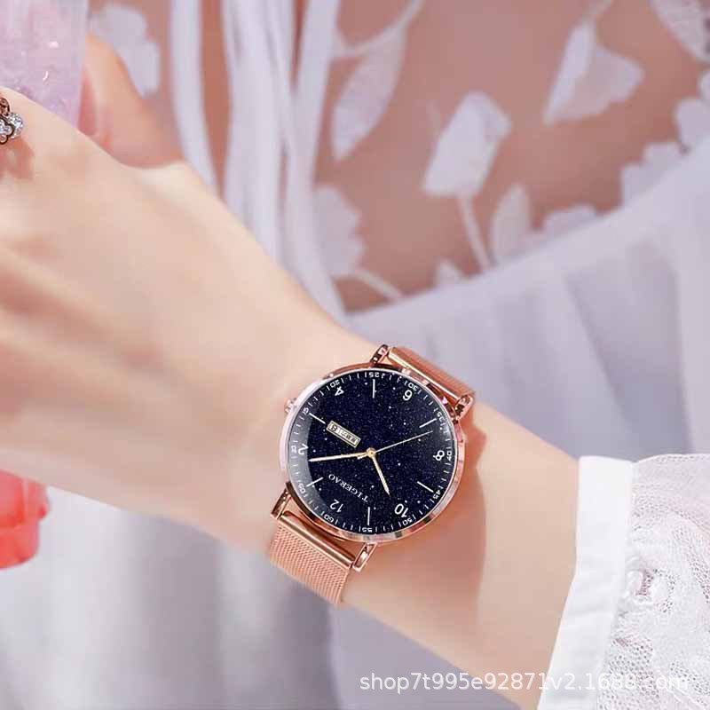 Fully Automatic Quartz Watch, Waterproof Ladies Luminous Trendy