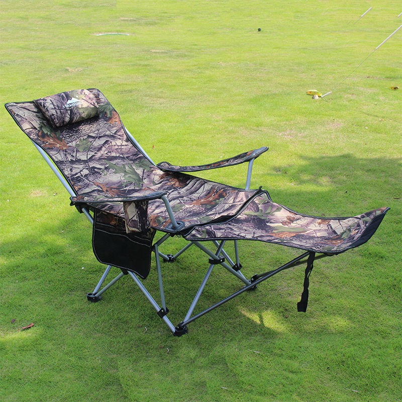 Ready Stock Portable Chair Bed Outdoor Chair Foldable Office Rest Deck