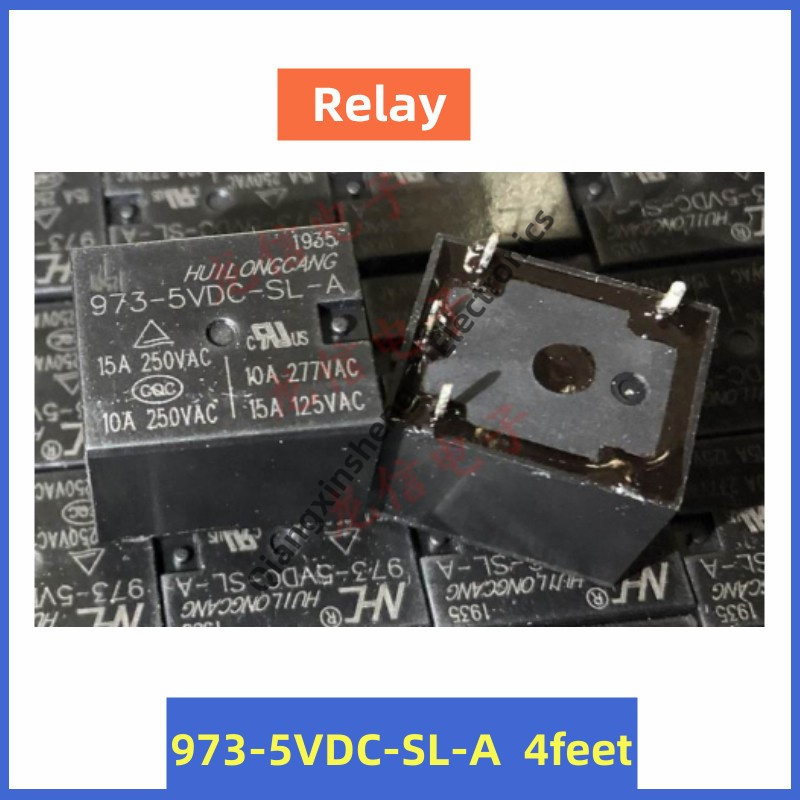Mini Electronic Relay 973-5VDC 12VDC 24VDC-SL-A Brand New 4-Pin Home ...