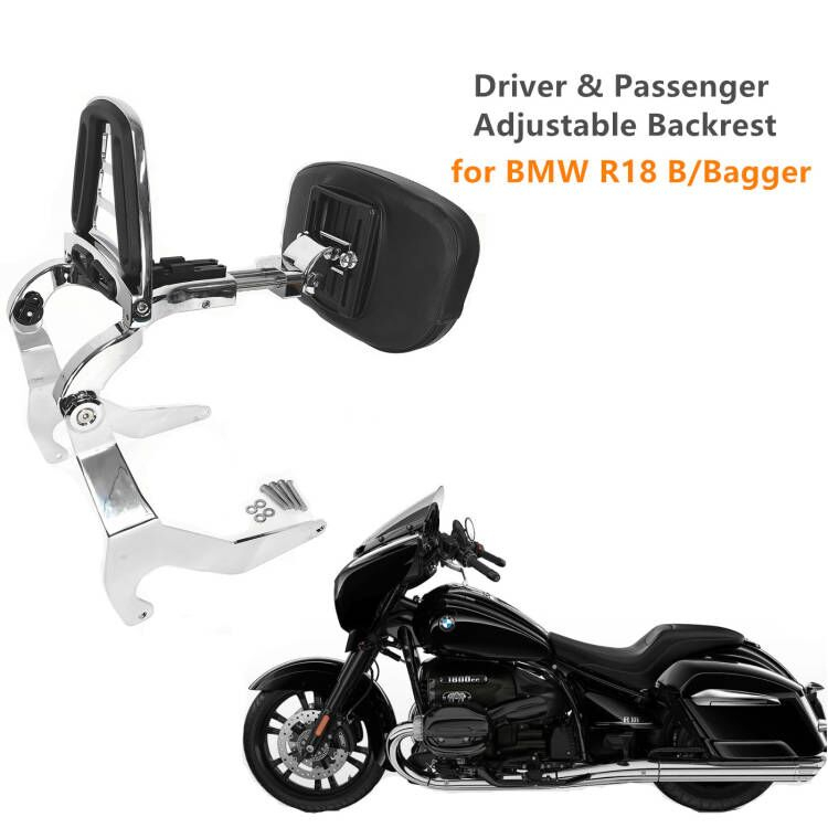 MultiPurpose Backrest Sissy bar for BMW R18B R18 Bagger Chrome