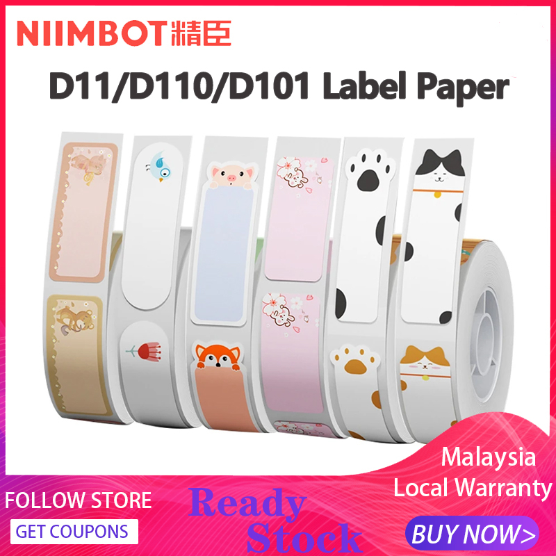 Niimbot D11/D110/D101 label printer selfadhesive threeproof thermal