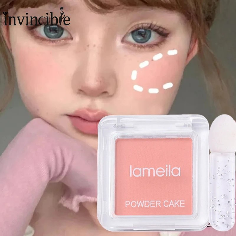 Highlight Blush Palette Rouge Makeup Brighten Silkworm Eyeshadow 