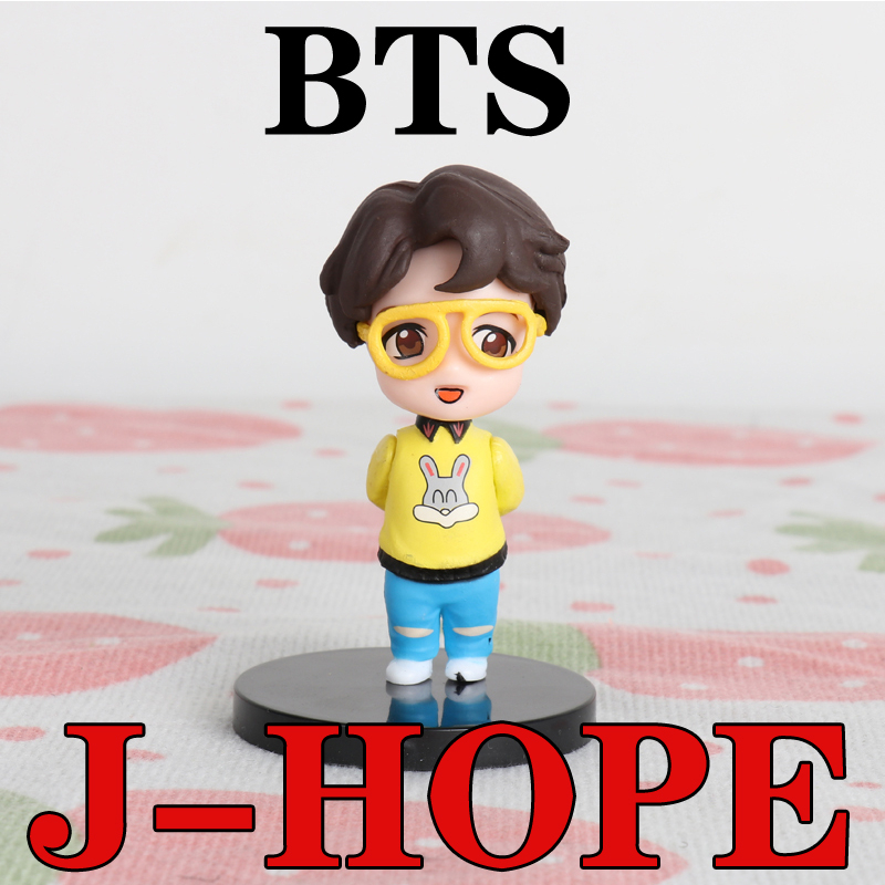 Kpop Bts Bangtan Boys J-HOPE JUNG HO SEOK PVC Mini Figure Doll BT21 ...