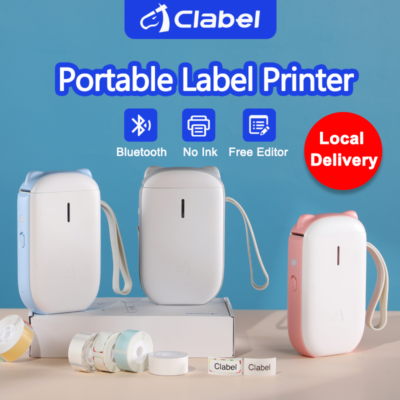 CLABEL 520B Label Printer Portable Waterproof Transparent Label Sticker