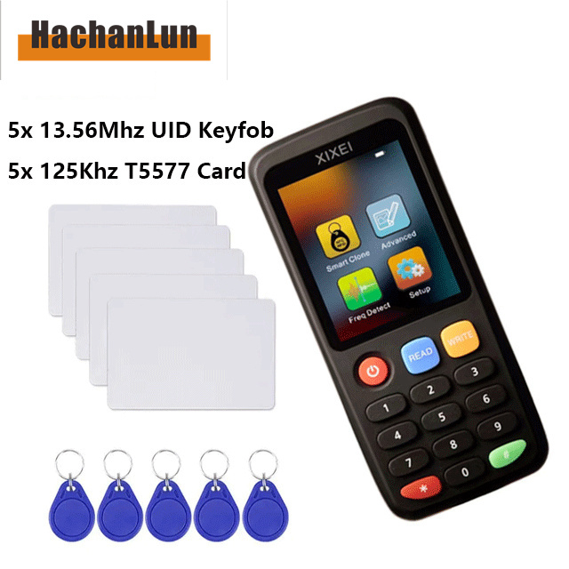 New X7 Rfid Nfc Decoder Duplicator 125khz ID Smart Card Keyfobs Reader ...