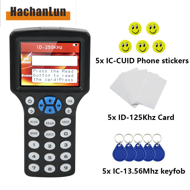 New IC/ID RFID Reader Smart Card Writer Full Frequency Encryption ...