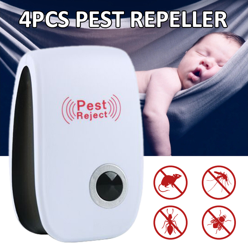 Electronic Pest Reject Ultrasonic Repeller Home Bug Rat House lizard Spider Mouse Roaches