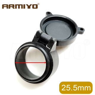 Scope Lens Caps Cover Flip Up Optics Eye Protector Lid For Rifle Scope Caliber E - Foto 4