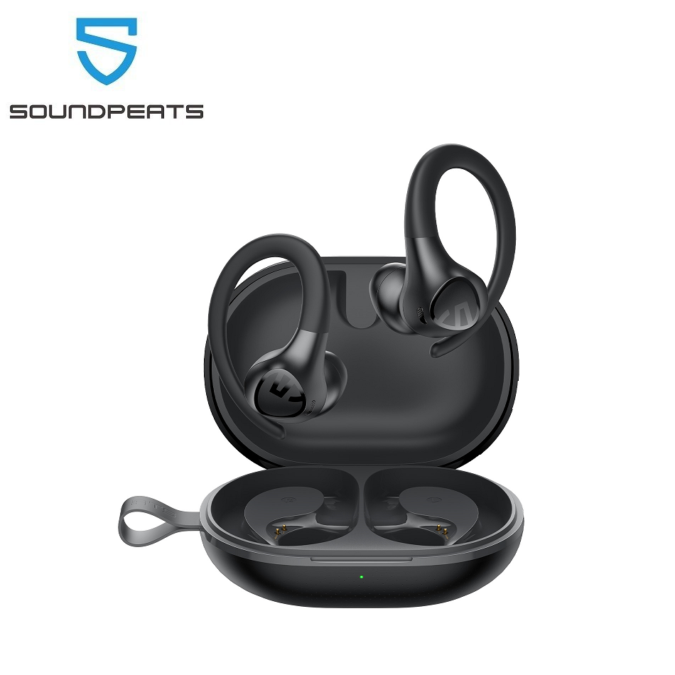 Soundpeats Wings 2 Over Ear Hooks Earbuds Bluetooth 53 Wireless Earphones With Touch Control 8890