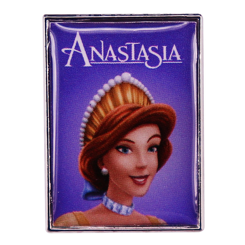Anastasia Enamel Pin Princess Brooch Fantasy Animated Movie Badge