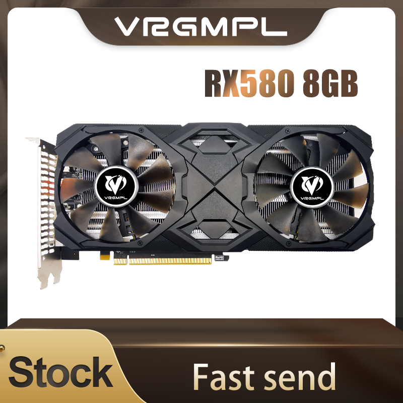 8GB computer graphics card RX580 series 256BIT video card PC games for ...