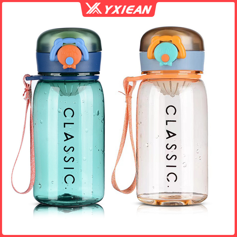 400ml Water Bottle With Filter Kids Sports Plastic Portable Direct ...