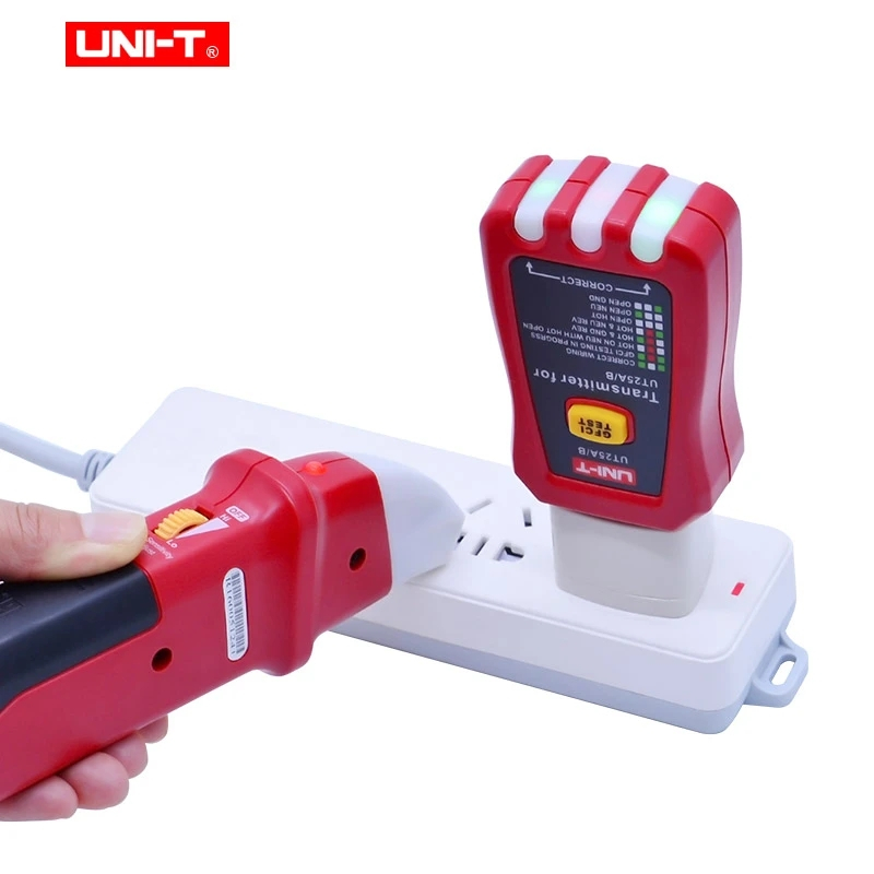 UNI-T UT25A Automatic Circuit Breaker Finder Socket Tester AC 90-120V ...