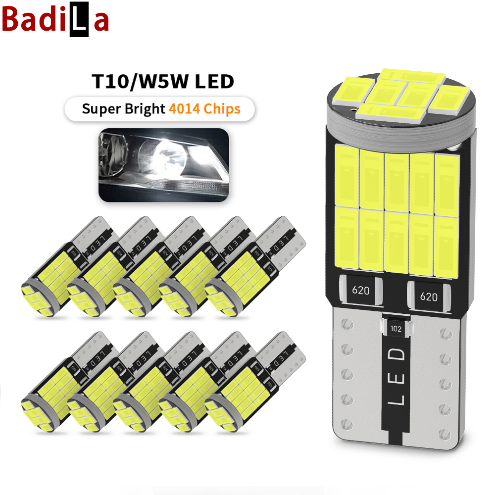 ((10PCS) Super Bright T10 LED Bulb 4014 26SMD Parking Light Car Width