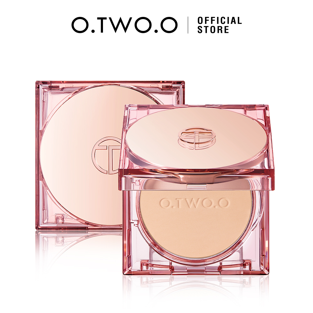 O.TWO.O Face Powder Oil Control 24H Locking Menetapkan Bedak Foundation ...