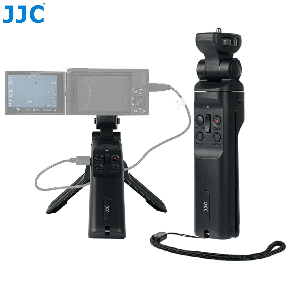 JJC TP-S2 Remote Control Mini Tripod Grip Replace GP-VPT1 for Camera ...