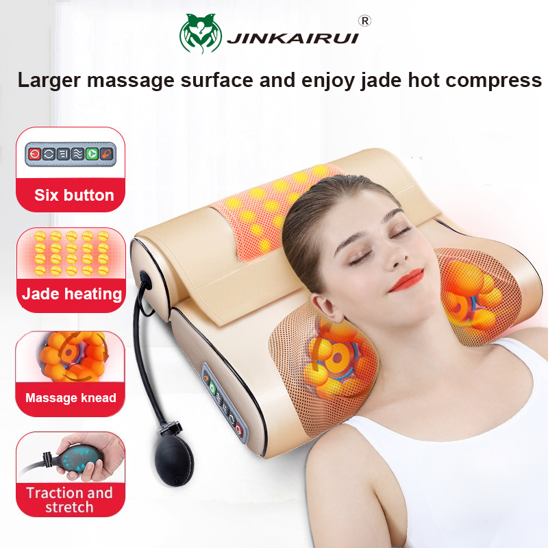 Neck Shoulder Massager Wireless Heated Electric Massage Shawl Relax The  Trapezius Muscle Masajeador Kneading and Shiatsu Device