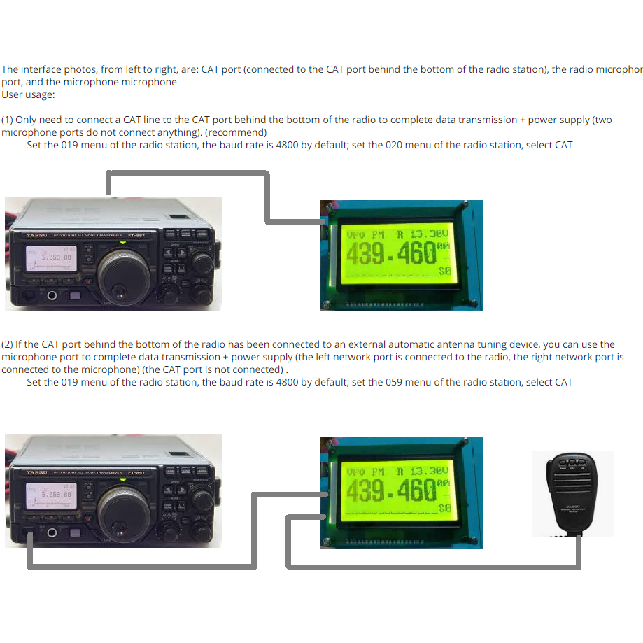 HAM External Cat Display Screen 12864 LCD With Acrylic Case HAM External Cat Display Screen 12864 LCD With Acrylic Case
