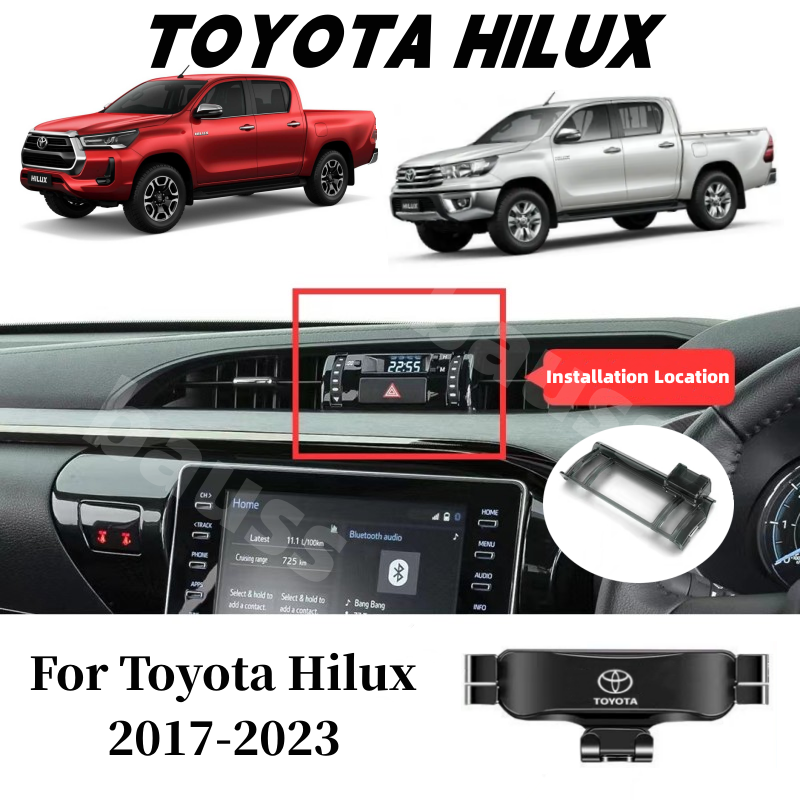 [LATEST] Toyota Hilux 20172023 Logo Phone Holder Accessories Custom