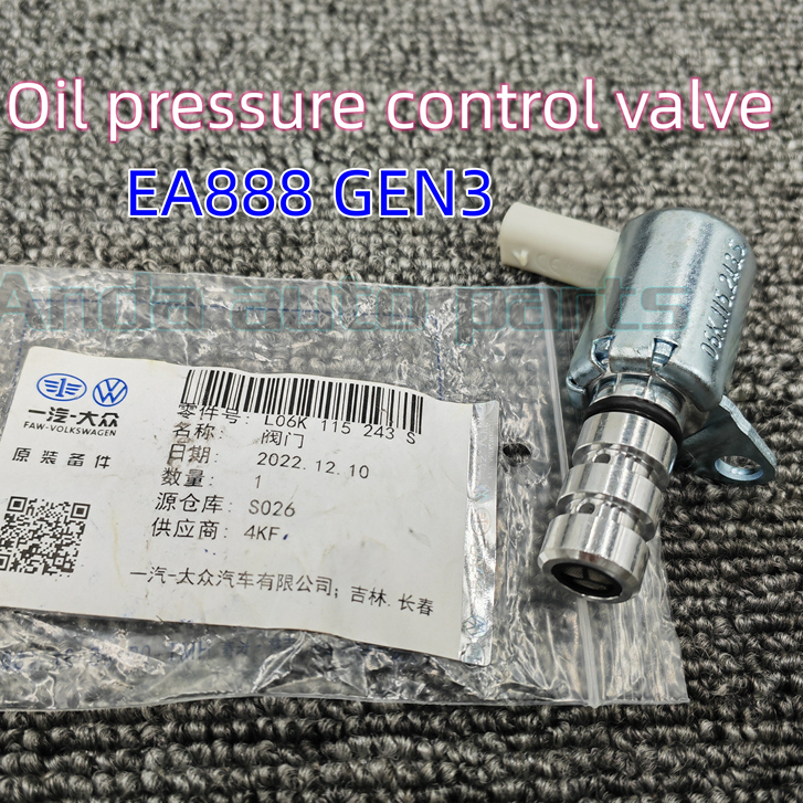 Volkswagen Oil Pressure Control Valve 06K115243B EA888GEN3 Regulating ...
