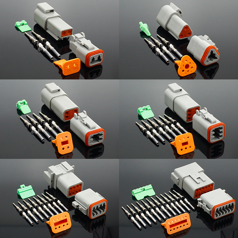 1 Sets Deutsch DTM 2-12P DTM06-2/3/4/6/8/12S DTM04-2/3/4/6/8/12P 20 ...