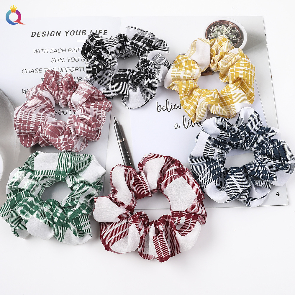 1PIECE Fashion Mesh Korean Scrunchies Small Daisy Hair Tie Elastic Hair